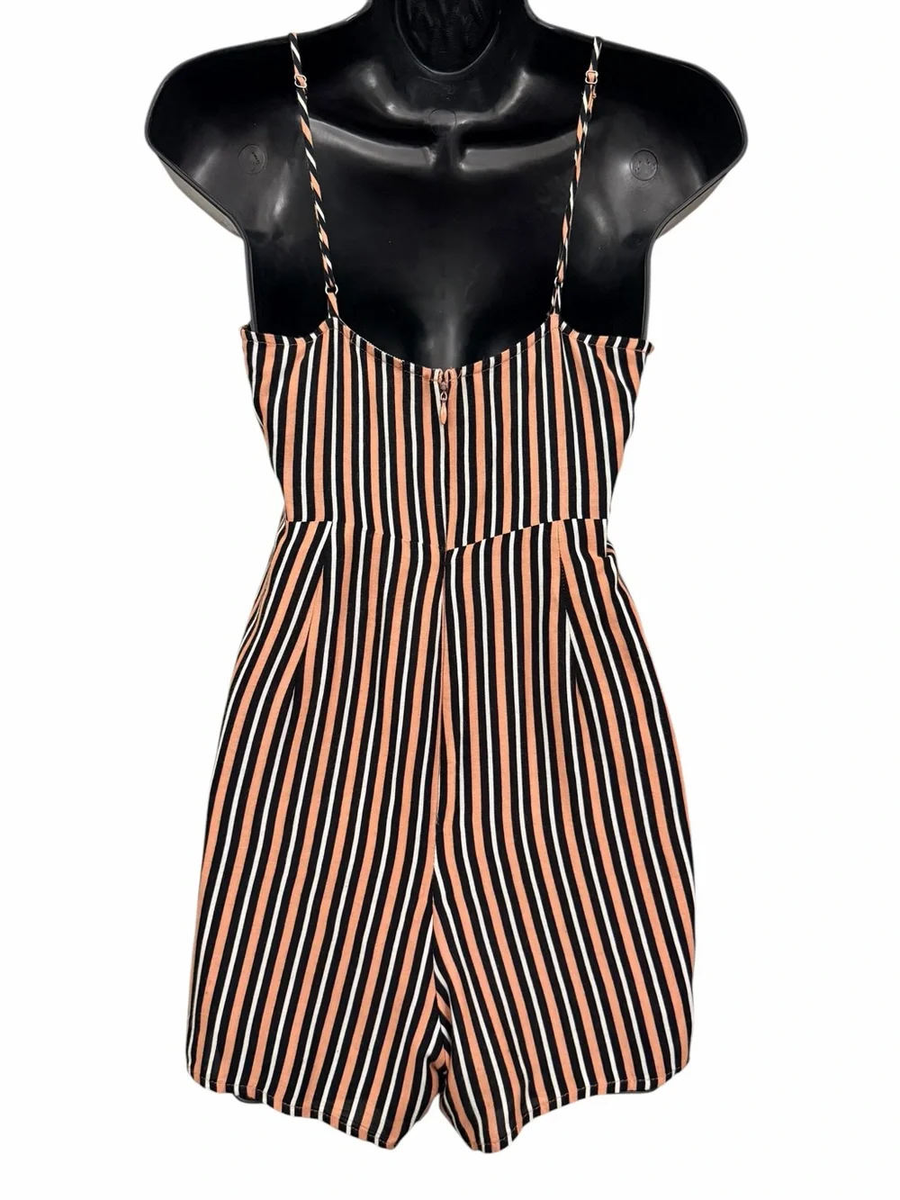 Kimchi Blue Urban Outfitters Size 0 Striped Cutout Romper Tie Front